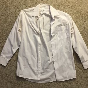 Men’s white button down